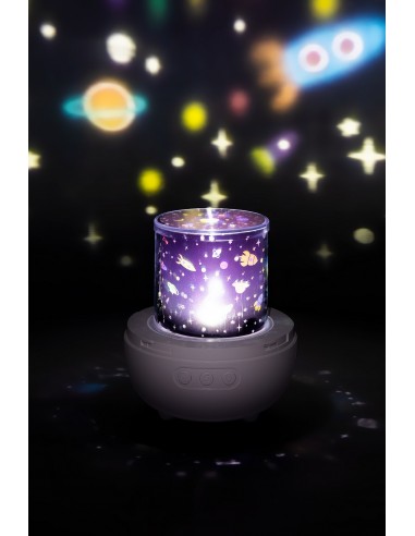 Lámpara de noche proyectora musical Lumi
