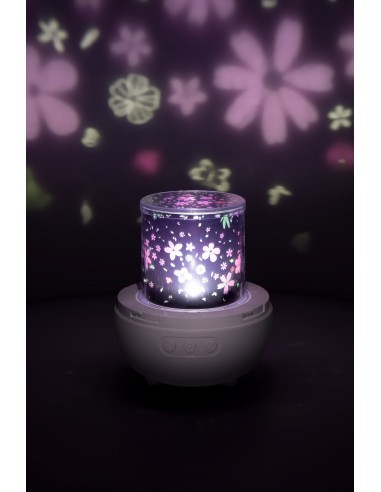 Lámpara de noche proyectora musical Lumi