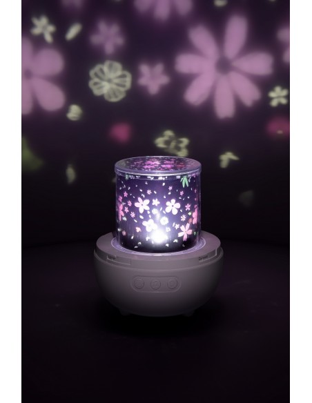 Lámpara de noche proyectora musical Lumi