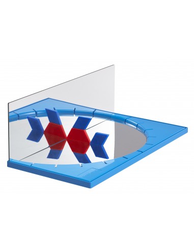 Set de piezas y espejos con ángulo para crear simetrías Junior Geoland