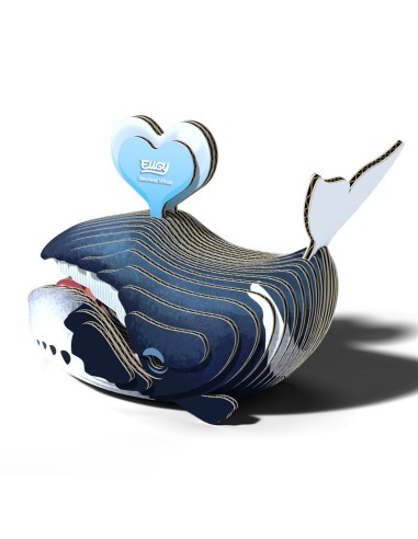 Eugy puzle 3D Ballena de Groenlandia