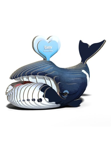 Eugy puzle 3D Ballena de Groenlandia