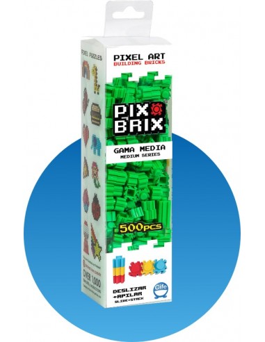 Pack de 500 piezas Pix Brix, verde