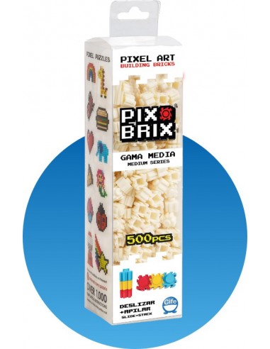Pack de 500 piezas Pix Brix, blanco