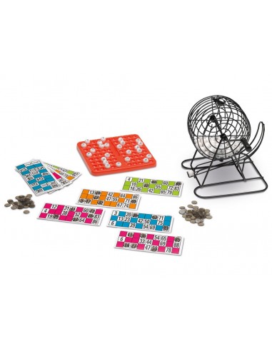 Bingo con bombo de metal