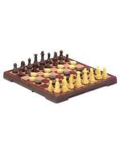 Ajedrez y damas magnético pequeño 2