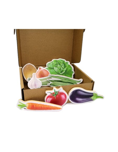 Piezas magnéticas de bambú de las Hortalizas