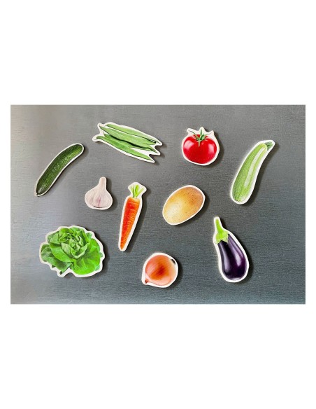 Piezas magnéticas de bambú de las Hortalizas