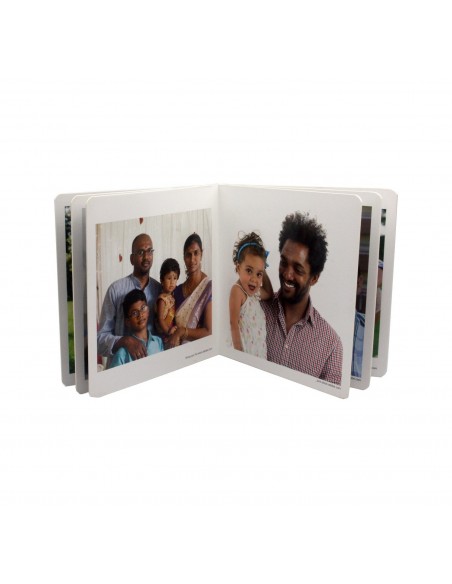 Libro con imágenes reales de Las familias