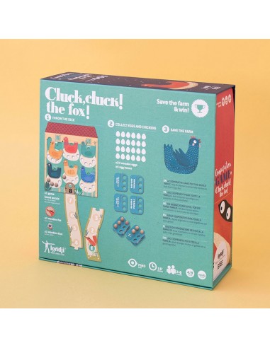 Juego cooperativo Cluck, cluck! The fox!