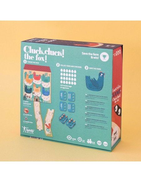Juego cooperativo Cluck, cluck! The fox!