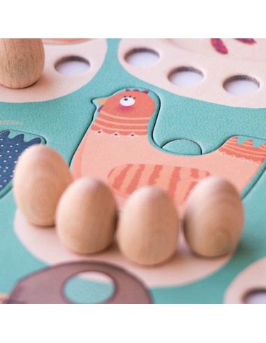 Juego cooperativo Cluck, cluck! The fox!