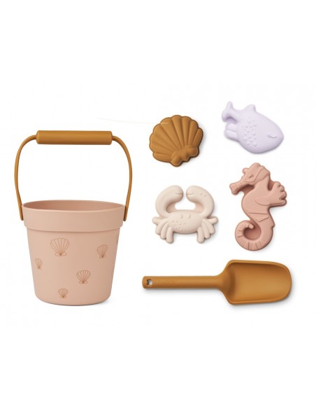 Set de playa Dante - modelo Seashell, color marrón claro