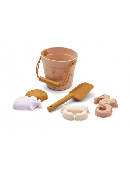 Set de playa Dante - modelo Seashell, color marrón claro