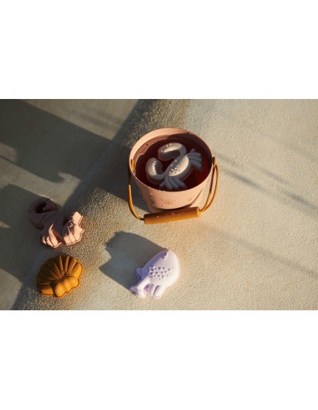 Set de playa Dante - modelo Seashell, color marrón claro