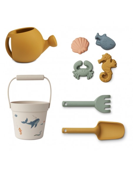 Set de jardín y playa Florence - modelo Sea creature, color arena