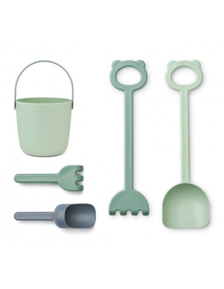 Set de playa Harper, multicolor menta