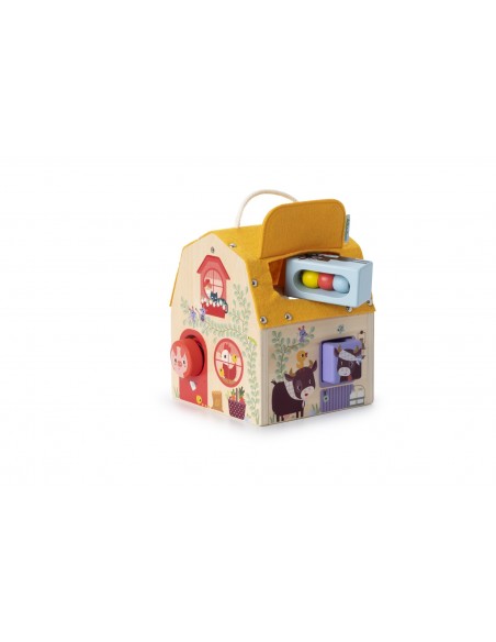 Casita de madera de formas y sonidos