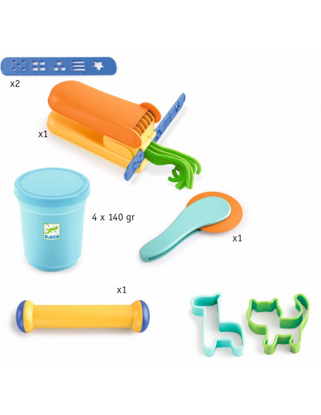 Set de pasta de moldear y accesorios