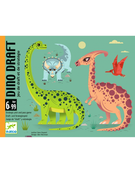 Juego de cartas Dino Draft