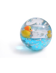 Pelota saltarina patos, colección Pequeñas Maravillas