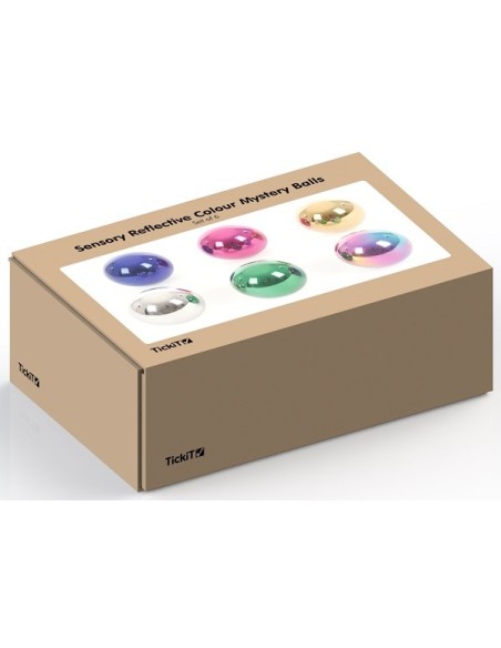 Pelotas misteriosas reflectivas de colores