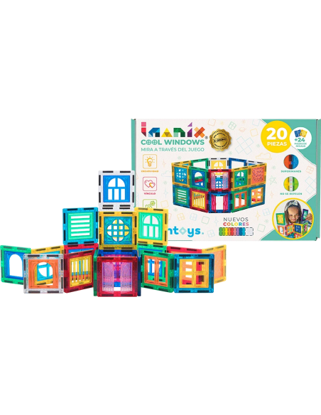 20 piezas magnéticas de construcción de ventanas Imanix