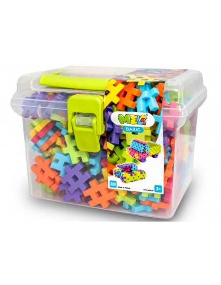 Bloques de construcción Meli Basic, 250 piezas