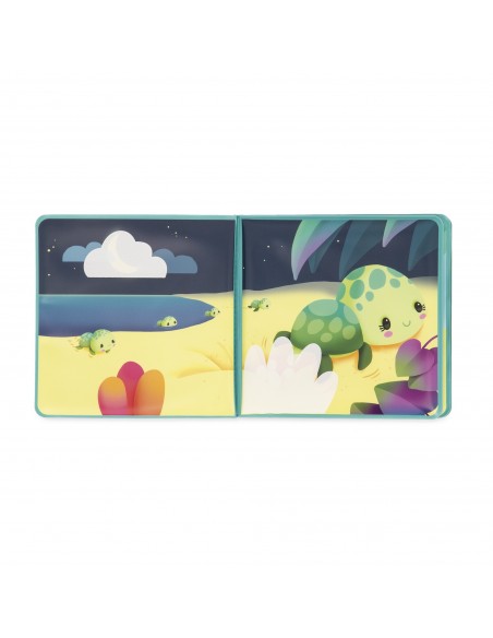 Libro de baño La vida mágica de las tortugas