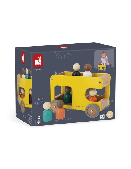 Autobús escolar de madera