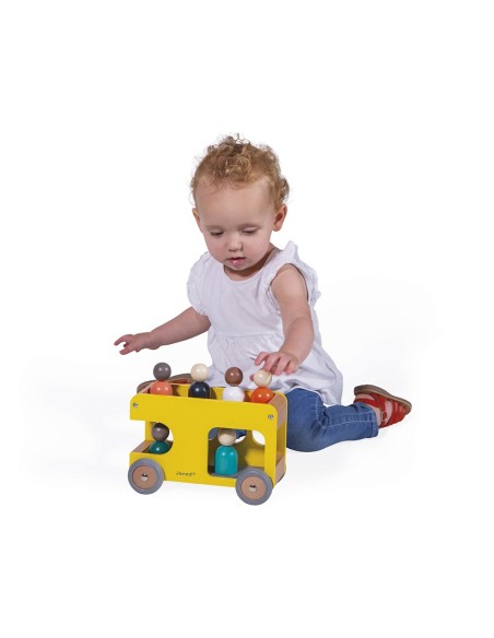 Autobús escolar de madera