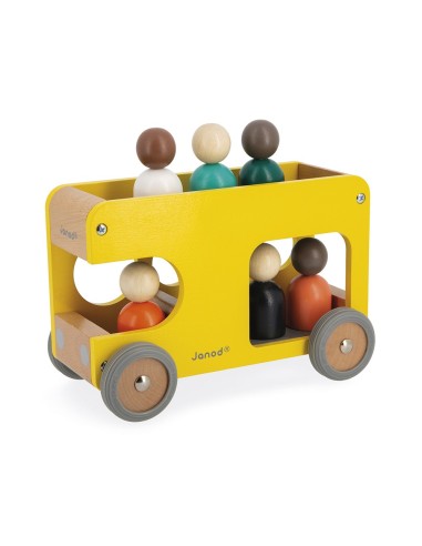 Autobús escolar de madera