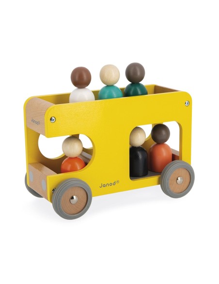 Autobús escolar de madera