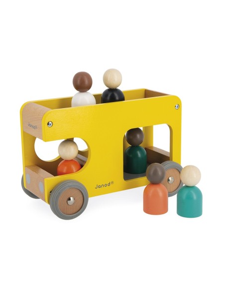 Autobús escolar de madera