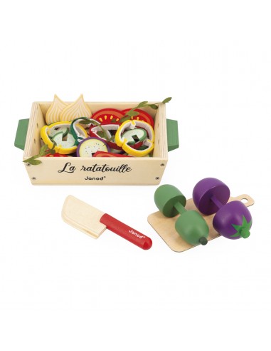 Set de ratatouille de madera