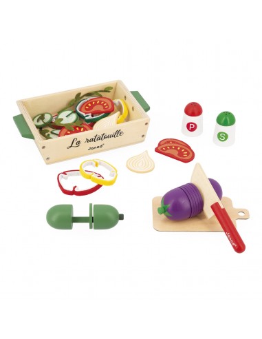 Set de ratatouille de madera