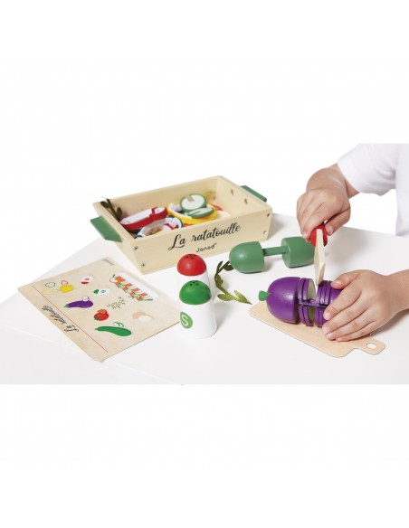 Set de ratatouille de madera