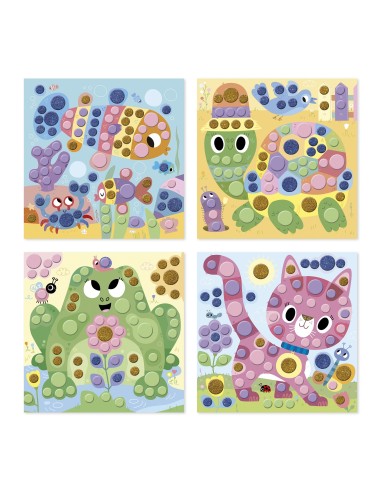 Set de pegatinas redondas