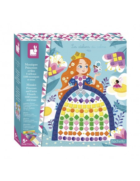Set de mosaicos de princesas y hadas