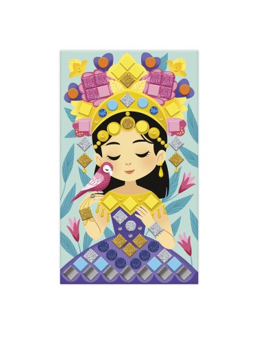 Set de mosaicos de princesas y hadas