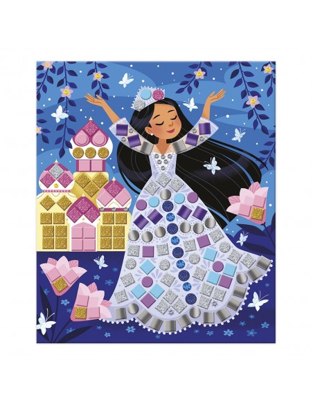 Set de mosaicos de princesas y hadas
