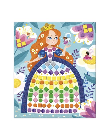 Set de mosaicos de princesas y hadas