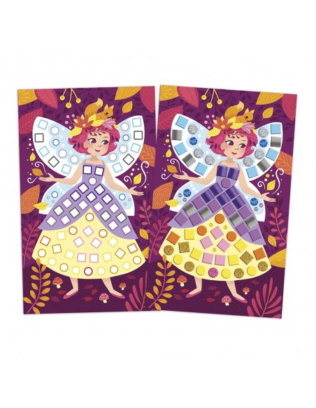Set de mosaicos de princesas y hadas