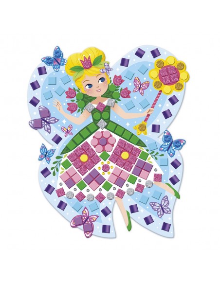 Set de mosaicos de princesas y hadas