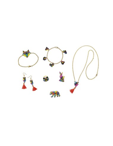 Set para crear 7 joyas de plástico