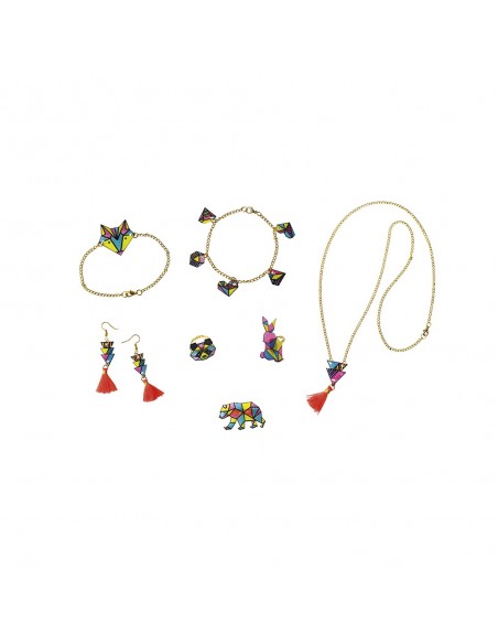 Set para crear 7 joyas de plástico