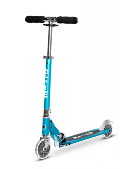 Patinete de 2 ruedas Micro Sprite azul océano con luces