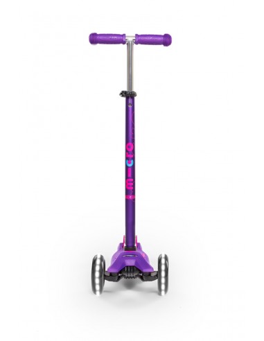 Patinete Maxi Micro Deluxe lila con luces