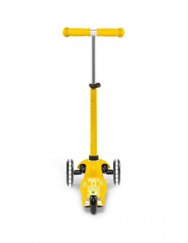 Patinete Mini Micro Deluxe amarillo con luces