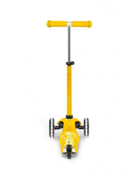 Patinete Mini Micro Deluxe amarillo con luces